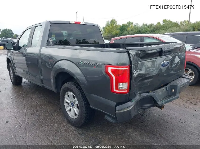 2016 Ford F-150 Xl VIN: 1FTEX1EP0GFD15479 Lot: 40287457