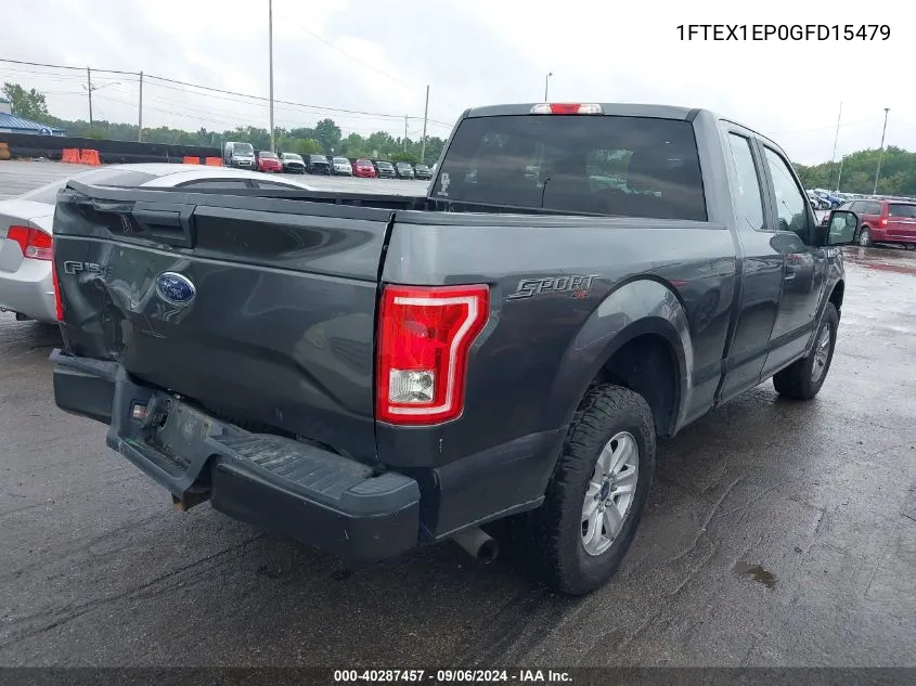 2016 Ford F-150 Xl VIN: 1FTEX1EP0GFD15479 Lot: 40287457