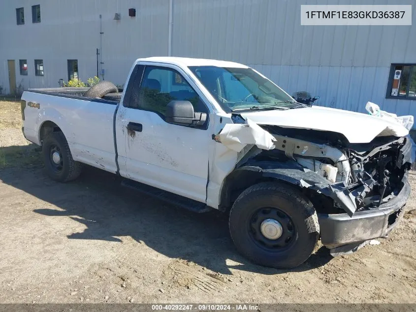 1FTMF1E83GKD36387 2016 Ford F-150