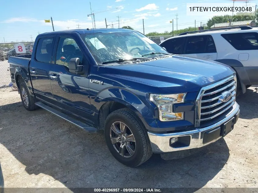 2016 Ford F-150 Xlt VIN: 1FTEW1C8XGKE93048 Lot: 40296957