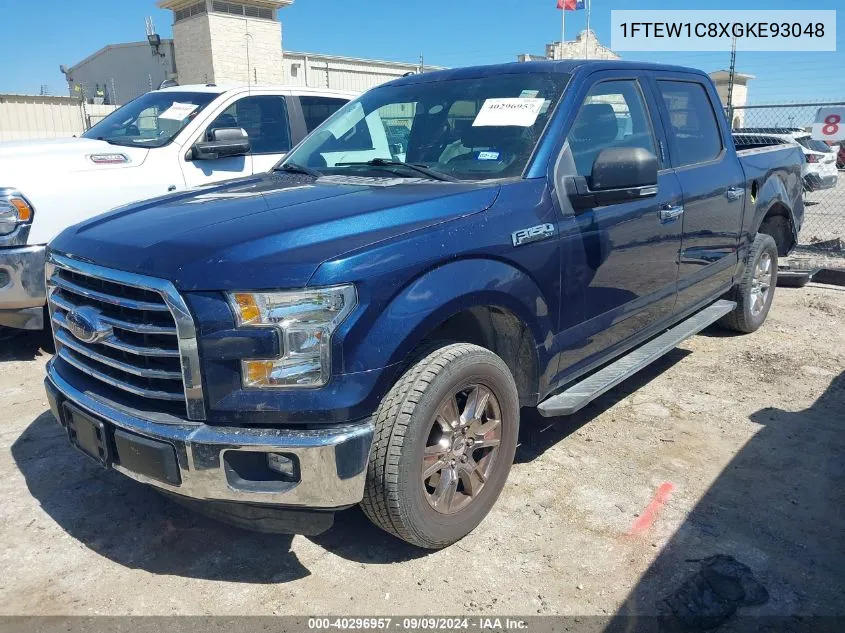 2016 Ford F-150 Xlt VIN: 1FTEW1C8XGKE93048 Lot: 40296957