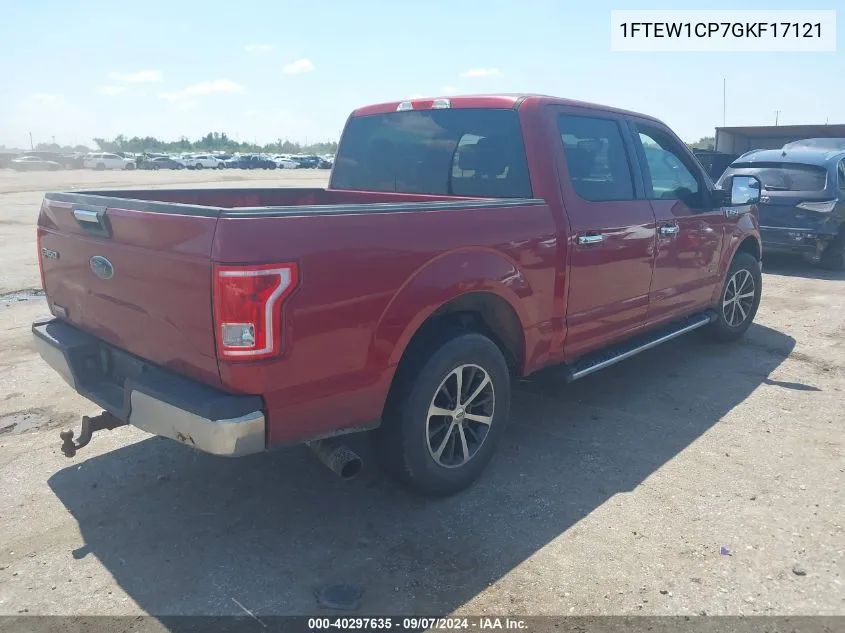 1FTEW1CP7GKF17121 2016 Ford F150 Supercrew