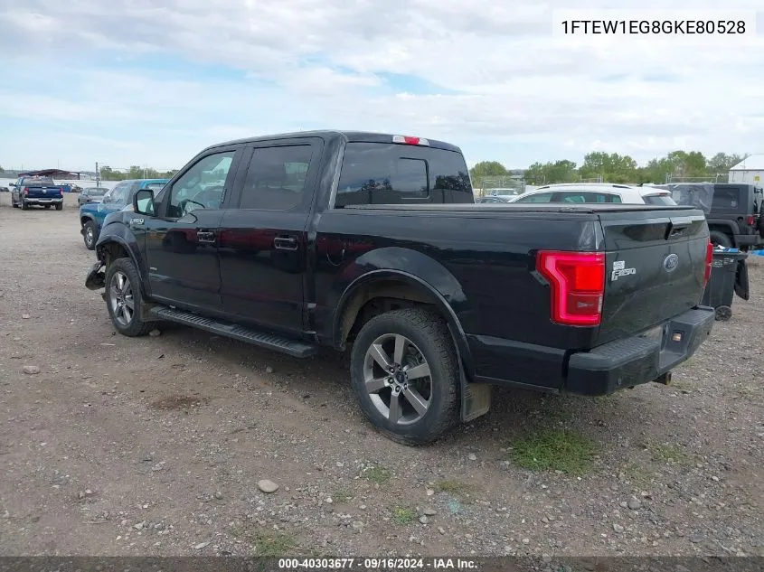 1FTEW1EG8GKE80528 2016 Ford F150 Supercrew