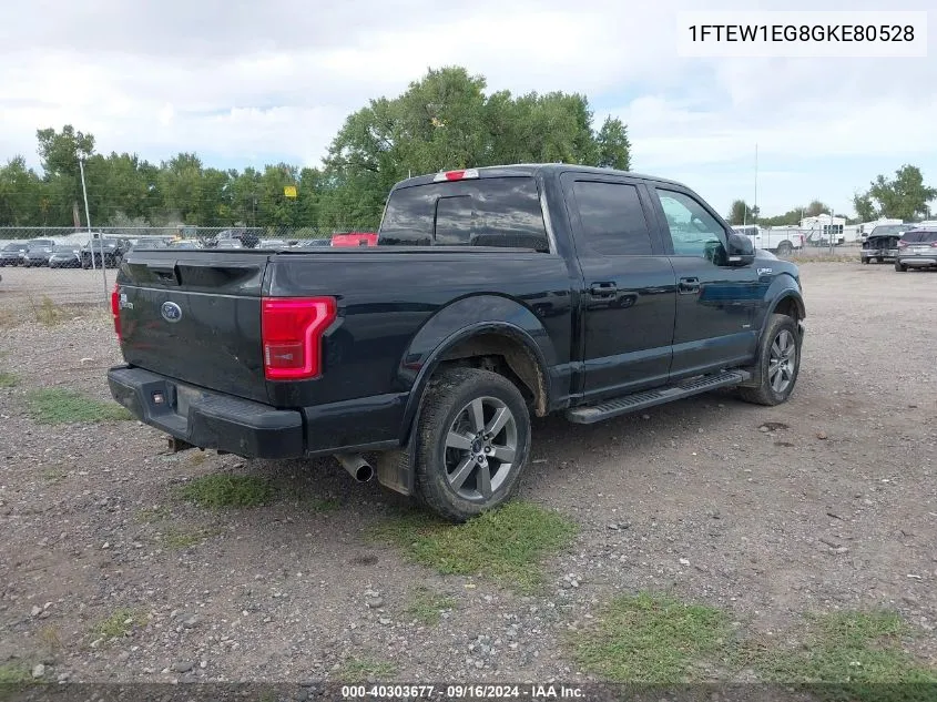 1FTEW1EG8GKE80528 2016 Ford F150 Supercrew