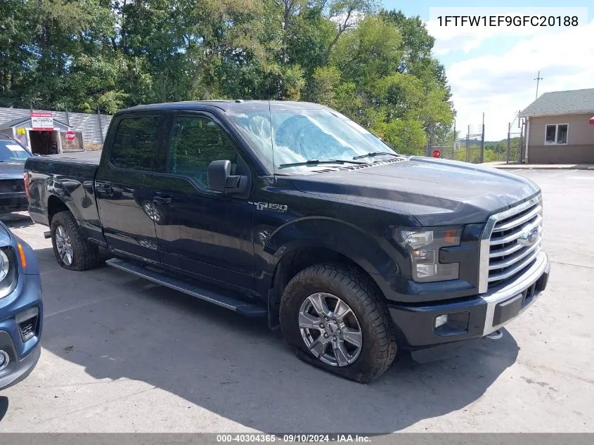 2016 Ford F-150 Xlt VIN: 1FTFW1EF9GFC20188 Lot: 40304365