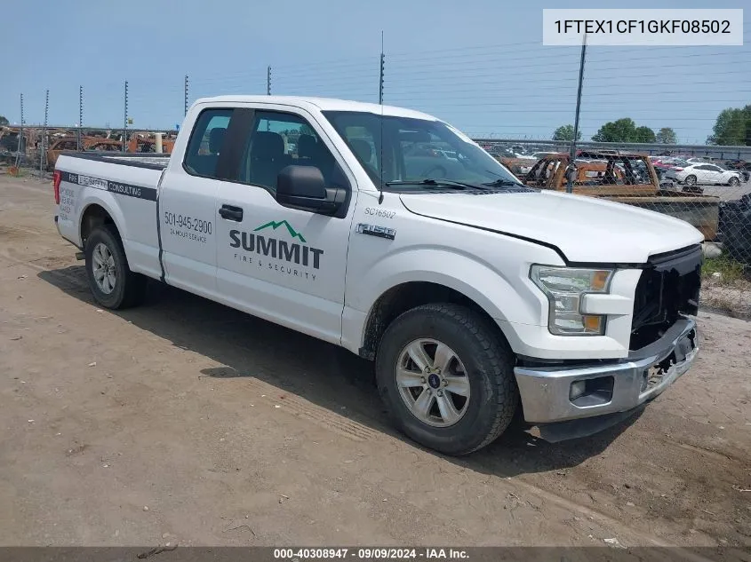 1FTEX1CF1GKF08502 2016 Ford F-150 Xl