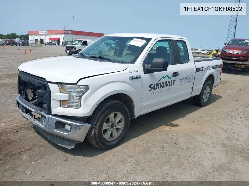 1FTEX1CF1GKF08502 2016 Ford F-150 Xl