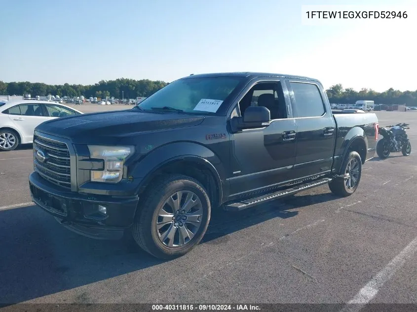 1FTEW1EGXGFD52946 2016 Ford F-150 Supercrew