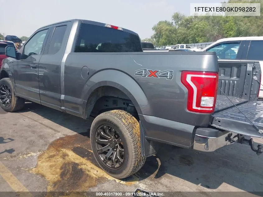 1FTEX1E80GKD98282 2016 Ford F150 Super Cab