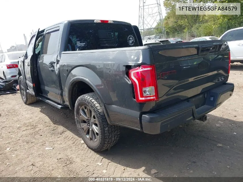 1FTEW1EG5GFA84579 2016 Ford F-150 Supercrew