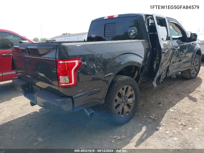 1FTEW1EG5GFA84579 2016 Ford F-150 Supercrew