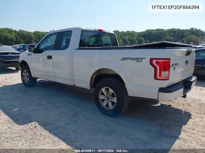 1FTEX1EP2GFB66394 2016 Ford F-150 Xl