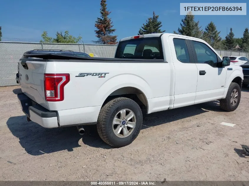 1FTEX1EP2GFB66394 2016 Ford F-150 Xl