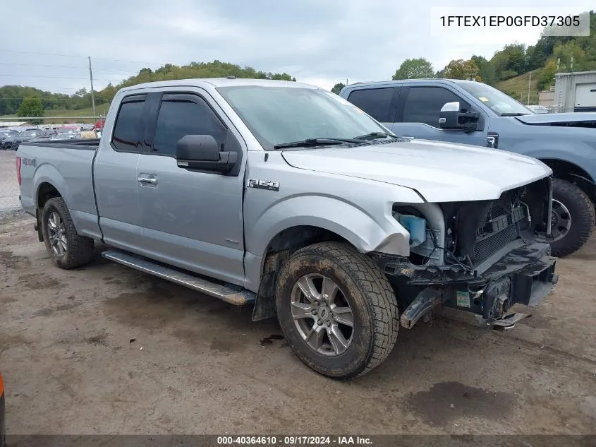 2016 Ford F150 Super Cab VIN: 1FTEX1EP0GFD37305 Lot: 40364610