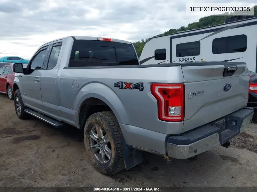 2016 Ford F150 Super Cab VIN: 1FTEX1EP0GFD37305 Lot: 40364610