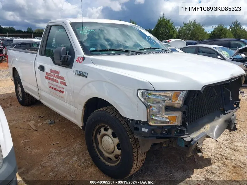 2016 Ford F-150 Xl VIN: 1FTMF1C89GKD85323 Lot: 40365257