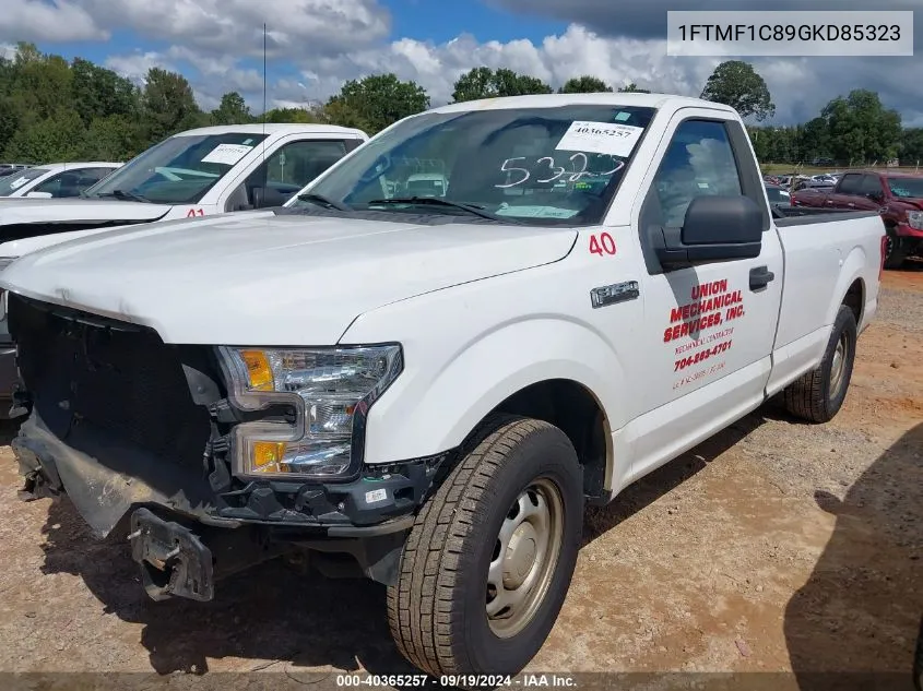 2016 Ford F-150 Xl VIN: 1FTMF1C89GKD85323 Lot: 40365257