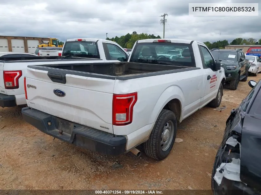 2016 Ford F-150 Xl VIN: 1FTMF1C80GKD85324 Lot: 40371254