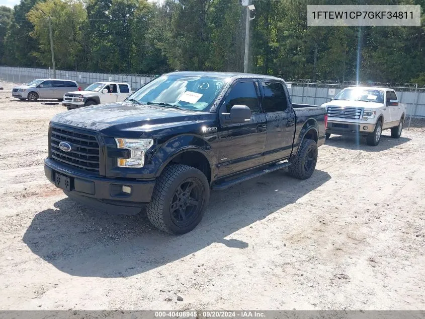 2016 Ford F-150 Xlt VIN: 1FTEW1CP7GKF34811 Lot: 40408945