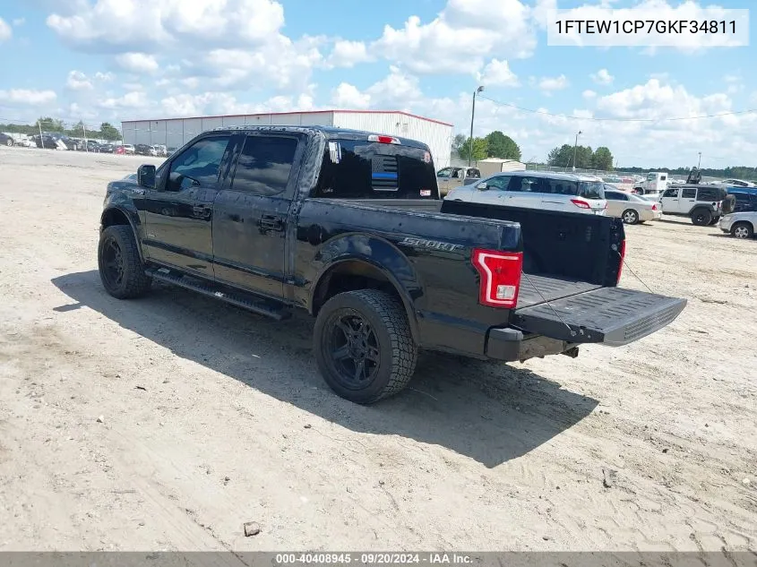 2016 Ford F-150 Xlt VIN: 1FTEW1CP7GKF34811 Lot: 40408945