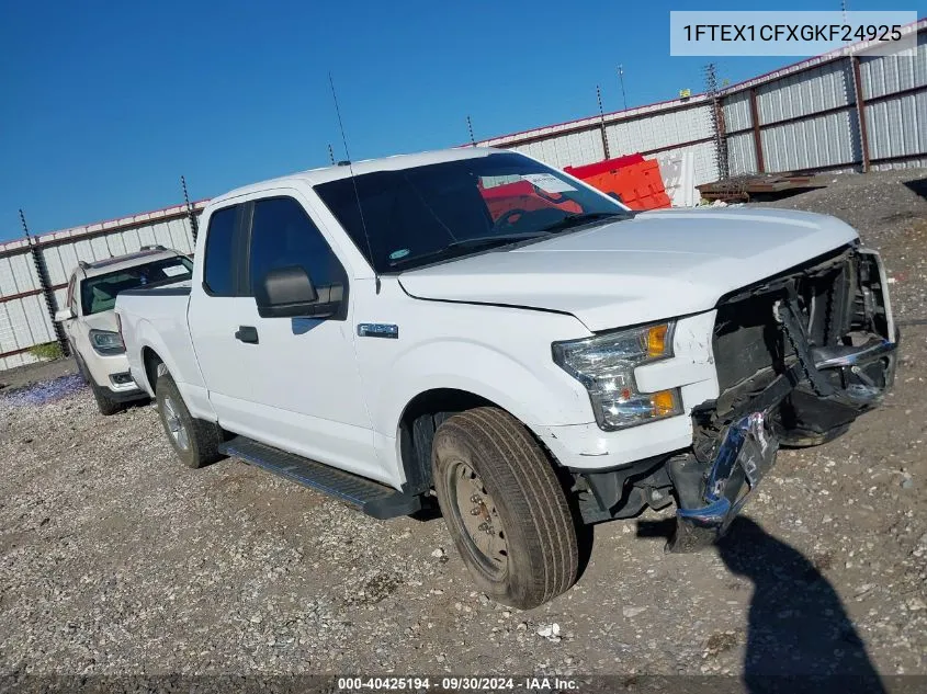 2016 Ford F-150 Xl VIN: 1FTEX1CFXGKF24925 Lot: 40425194