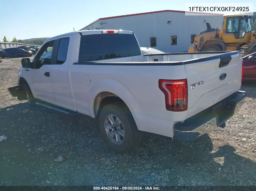 2016 Ford F-150 Xl VIN: 1FTEX1CFXGKF24925 Lot: 40425194