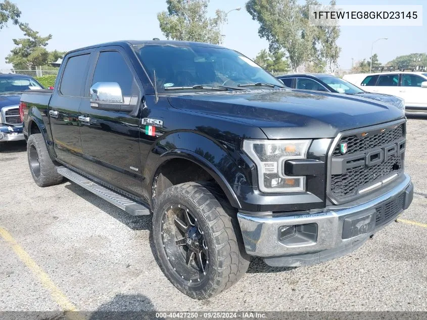 2016 Ford F-150 Lariat VIN: 1FTEW1EG8GKD23145 Lot: 40427250