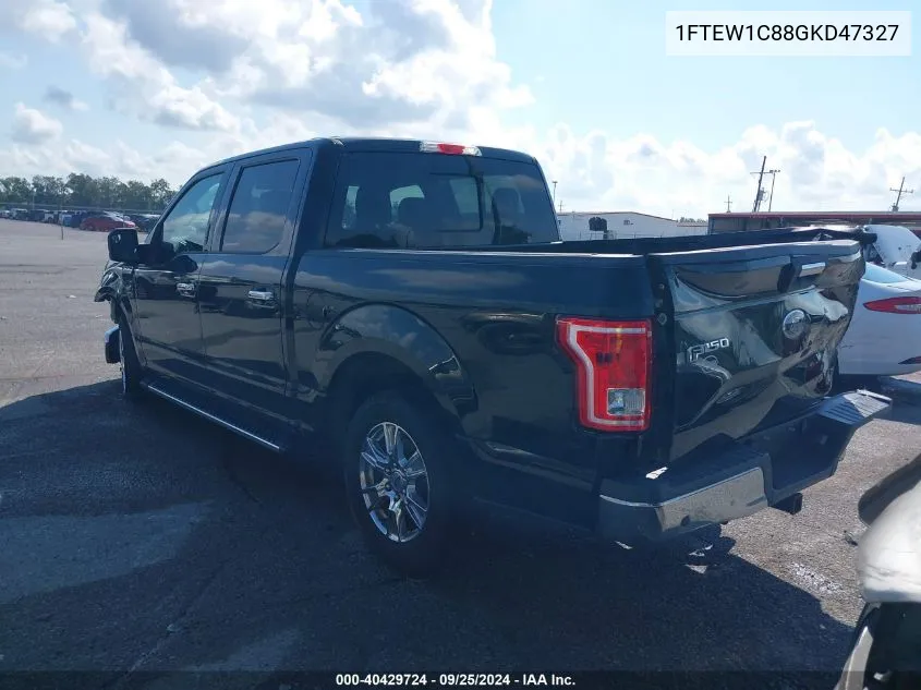 2016 Ford F-150 Xl/Xlt VIN: 1FTEW1C88GKD47327 Lot: 40429724