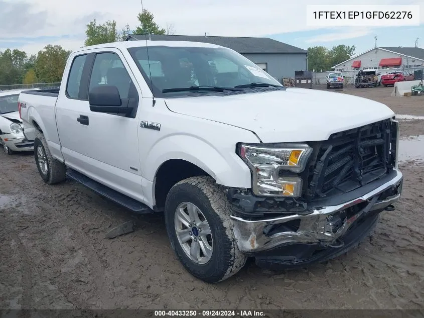 2016 Ford F-150 Xl VIN: 1FTEX1EP1GFD62276 Lot: 40433250