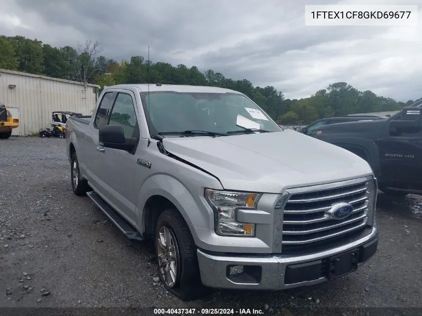 2016 Ford F-150 Xlt VIN: 1FTEX1CF8GKD69677 Lot: 40437347