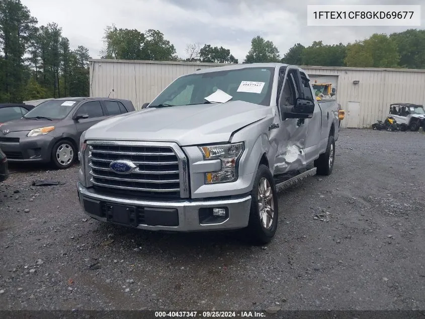 2016 Ford F-150 Xlt VIN: 1FTEX1CF8GKD69677 Lot: 40437347