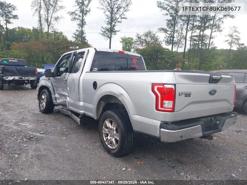 2016 Ford F-150 Xlt VIN: 1FTEX1CF8GKD69677 Lot: 40437347