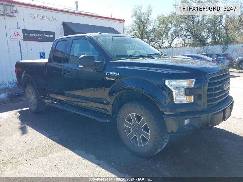 2016 Ford F-150 Xlt VIN: 1FTFX1EF9GKD13247 Lot: 40442474