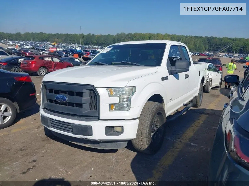 2016 Ford F-150 Xl VIN: 1FTEX1CP7GFA07714 Lot: 40442551