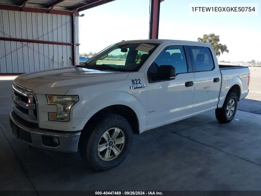 2016 Ford F-150 Xlt VIN: 1FTEW1EGXGKE50754 Lot: 40447469