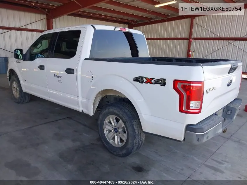 2016 Ford F-150 Xlt VIN: 1FTEW1EGXGKE50754 Lot: 40447469