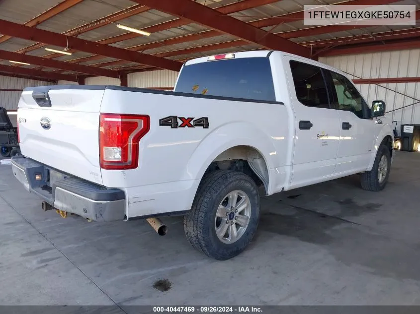 2016 Ford F-150 Xlt VIN: 1FTEW1EGXGKE50754 Lot: 40447469