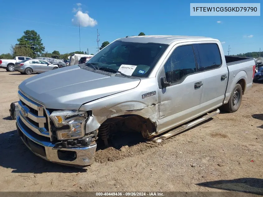 2016 Ford F-150 Xlt VIN: 1FTEW1CG5GKD79790 Lot: 40449436