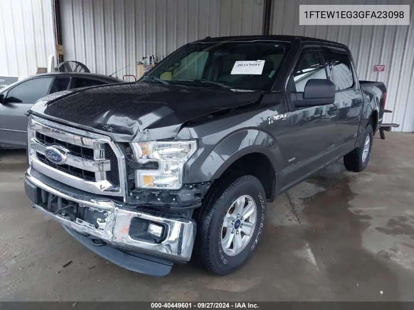 2016 Ford F-150 Xlt VIN: 1FTEW1EG3GFA23098 Lot: 40449601