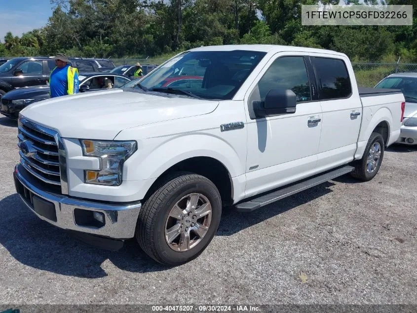 2016 Ford F-150 Xlt VIN: 1FTEW1CP5GFD32266 Lot: 40475207