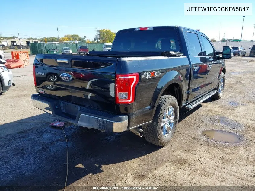 2016 Ford F150 VIN: JFTEW1EG0GKF65847 Lot: 40487289