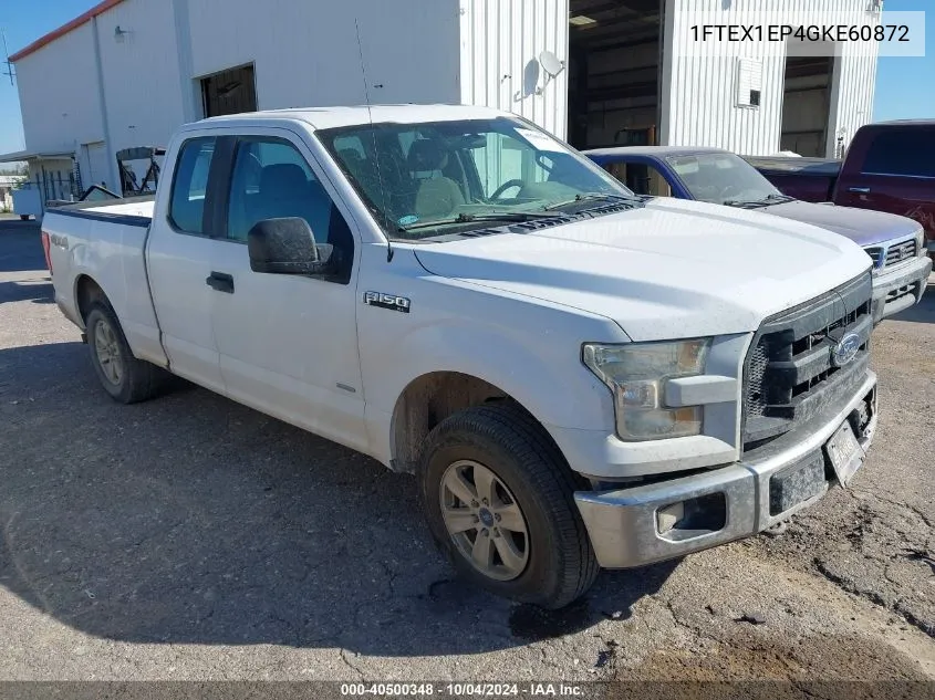 2016 Ford F-150 Xl VIN: 1FTEX1EP4GKE60872 Lot: 40500348