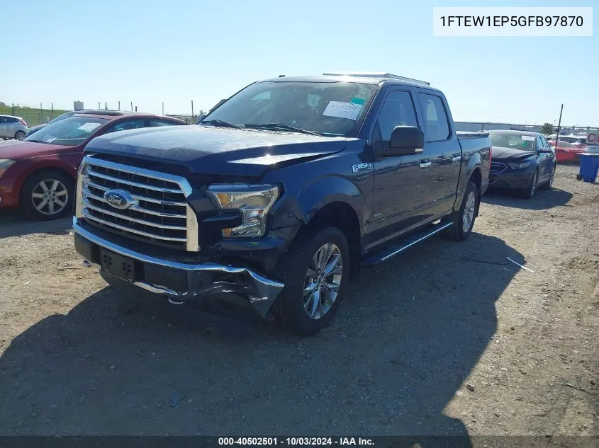 2016 Ford F-150 Xlt VIN: 1FTEW1EP5GFB97870 Lot: 40502501