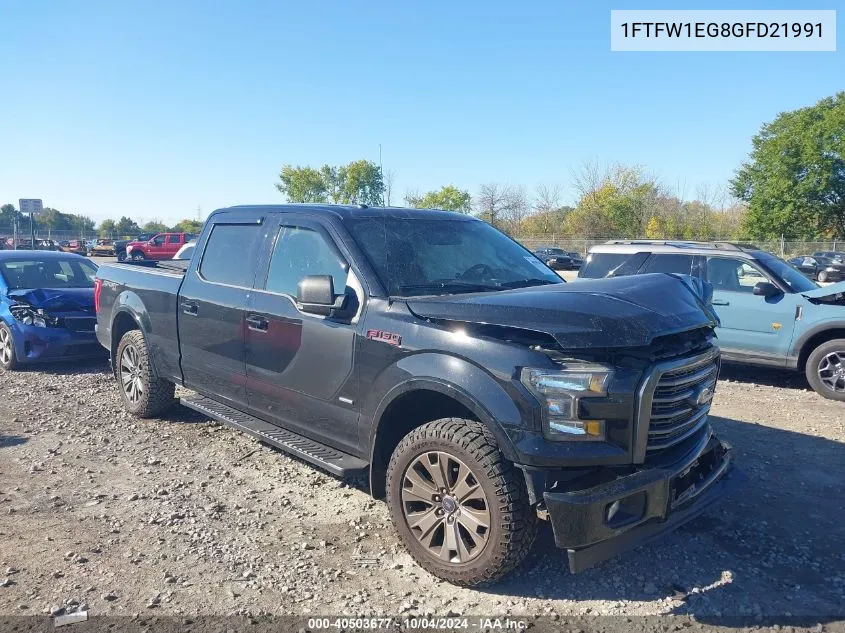 2016 Ford F-150 Xlt VIN: 1FTFW1EG8GFD21991 Lot: 40503677