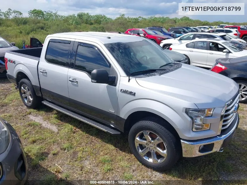 2016 Ford F-150 Supercrew VIN: 1FTEW1EP0GKF18799 Lot: 40504875