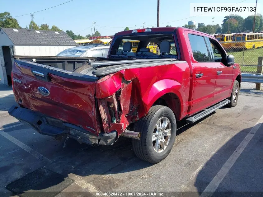 2016 Ford F-150 Xlt VIN: 1FTEW1CF9GFA67133 Lot: 40520472