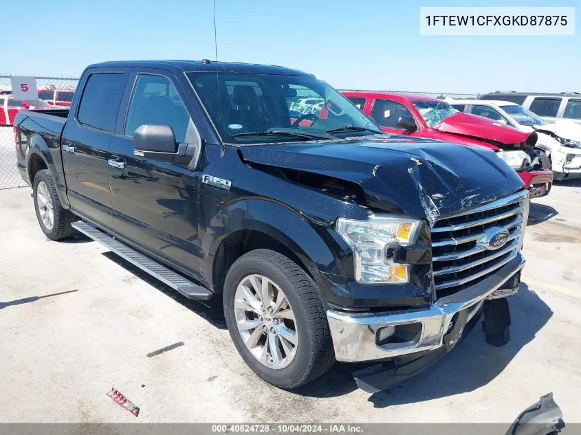 2016 Ford F-150 Xlt VIN: 1FTEW1CFXGKD87875 Lot: 40524728