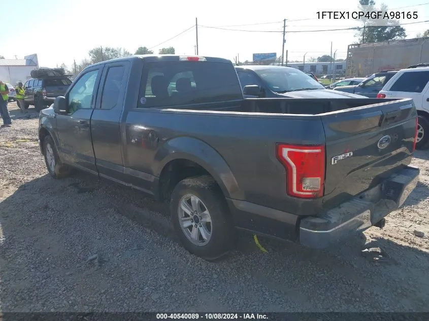 2016 Ford F-150 Xlt VIN: 1FTEX1CP4GFA98165 Lot: 40540089