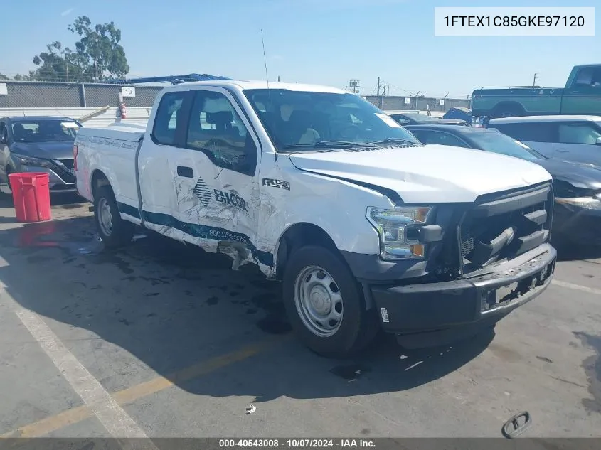 2016 Ford F-150 Xl VIN: 1FTEX1C85GKE97120 Lot: 40543008