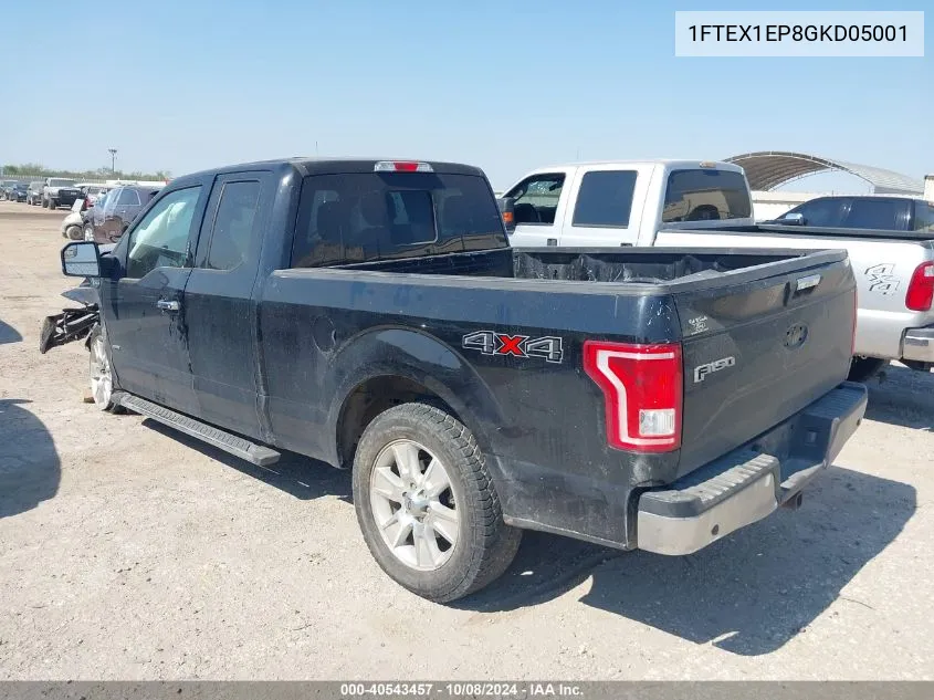 1FTEX1EP8GKD05001 2016 Ford F-150 Xlt